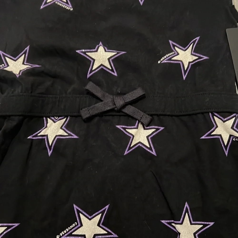 CONVERSE Girls Sporty Star Dress Size Small NWT